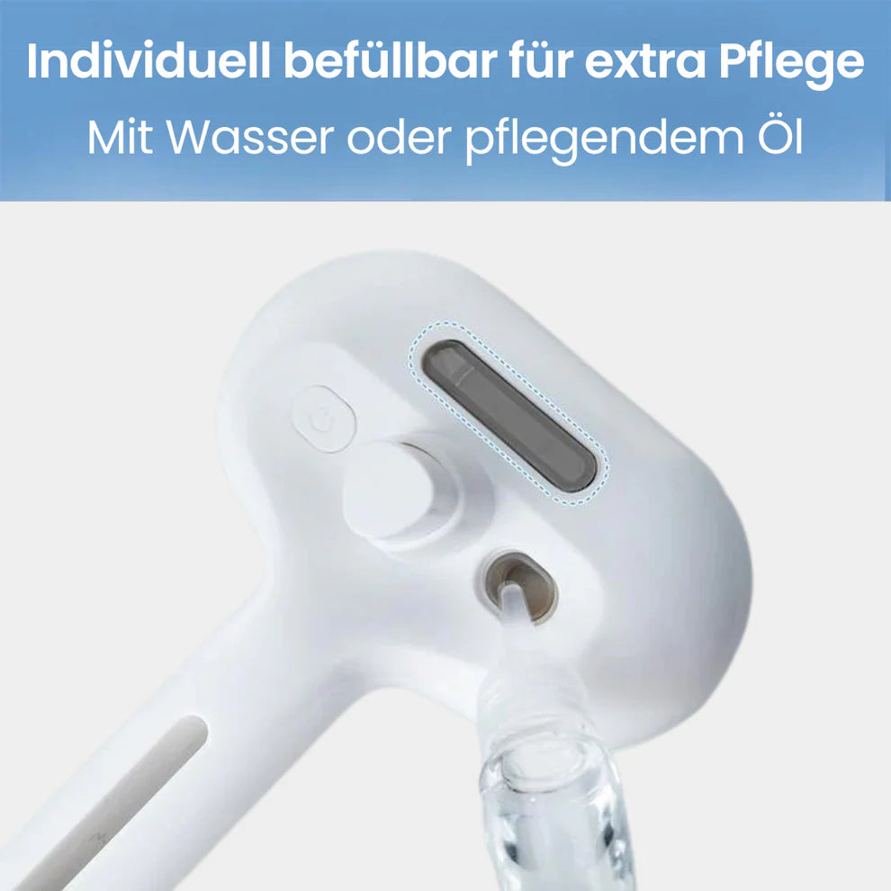 3-in-1 Fellbürste mit Sprühnebel