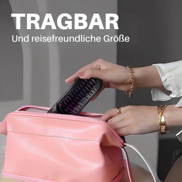 Novasta Tragbare Bürste – Glätten, Locken, Trocknen