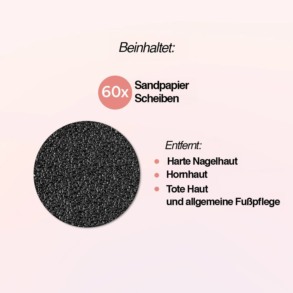 Hornhaut-Schleifscheiben 60 Stück