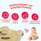 KiddoSafe™ - Wiederverwendbare Baby-Eckenschoner transparent