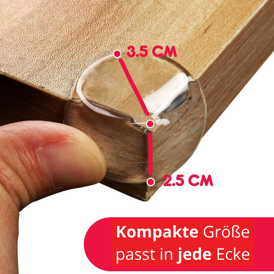 KiddoSafe™ - Wiederverwendbare Baby-Eckenschoner transparent