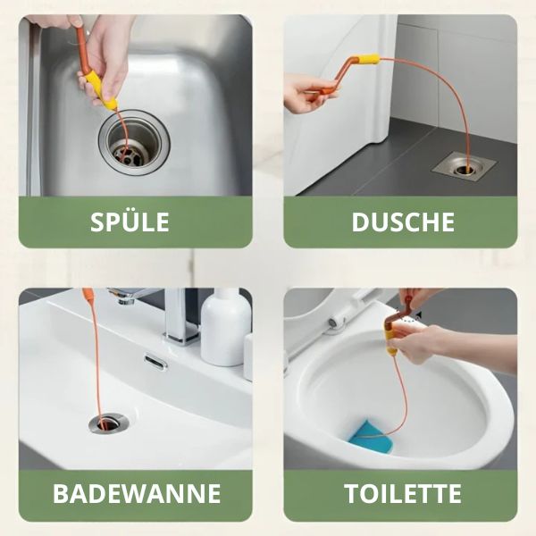 TwistClean - Hält den Abfluss sauber – ganz ohne Aufwand