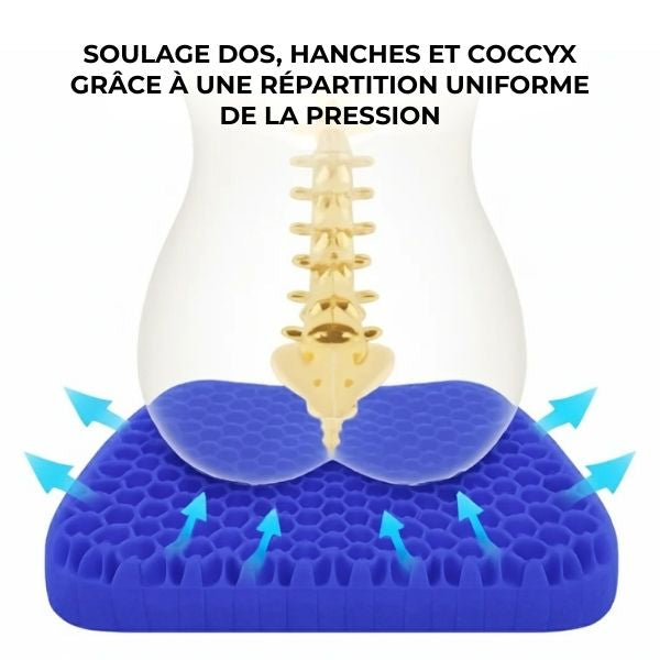 Coussin d’assise en gel