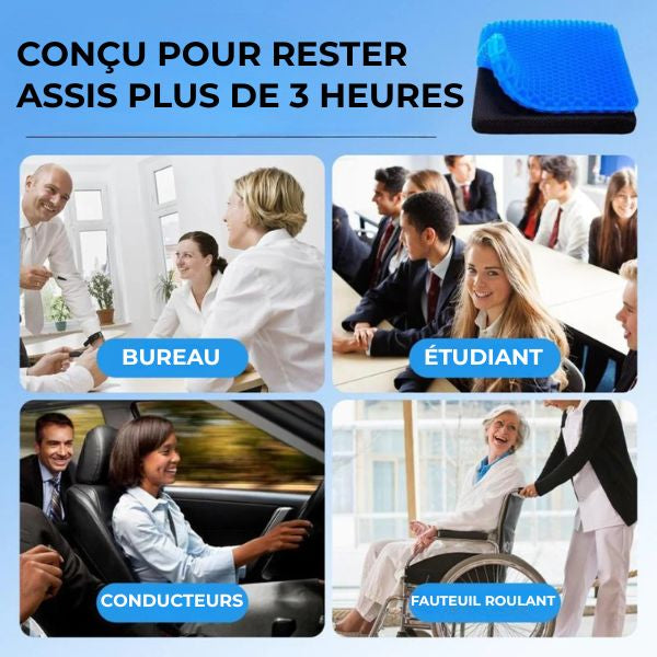 Coussin d’assise en gel