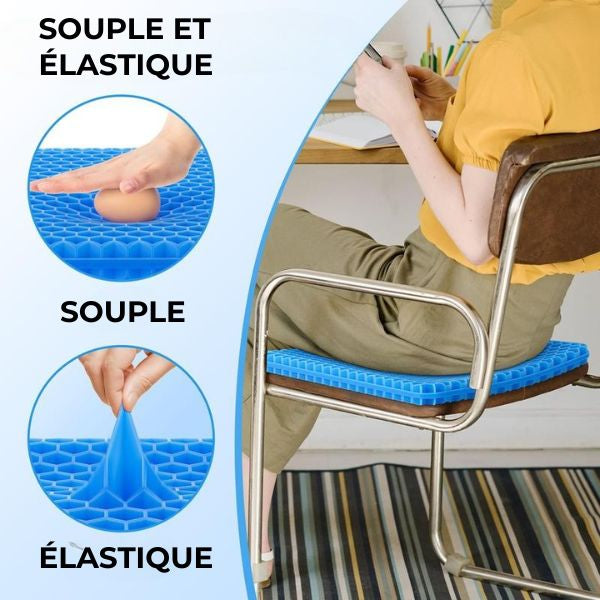Coussin d’assise en gel