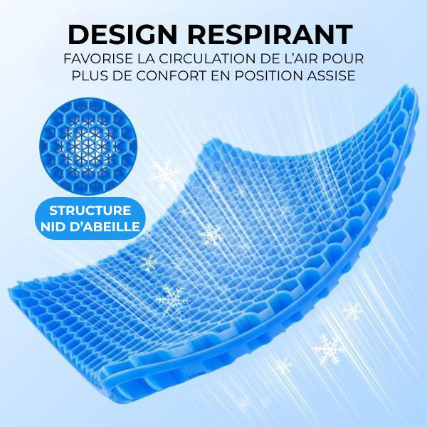 Coussin d’assise en gel