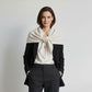 Poncho Schal aus Woll-Mix für Damen