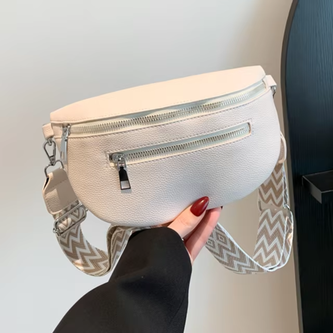 Retro lässige Leder-Gürteltasche für Damen