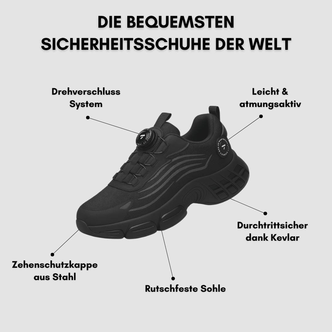 Schutzsneaker: Gemacht für Sicherheit & ganztägigen Komfort