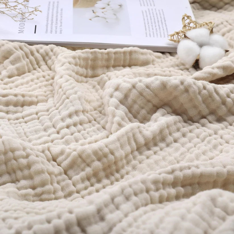 Douce couverture en mousseline