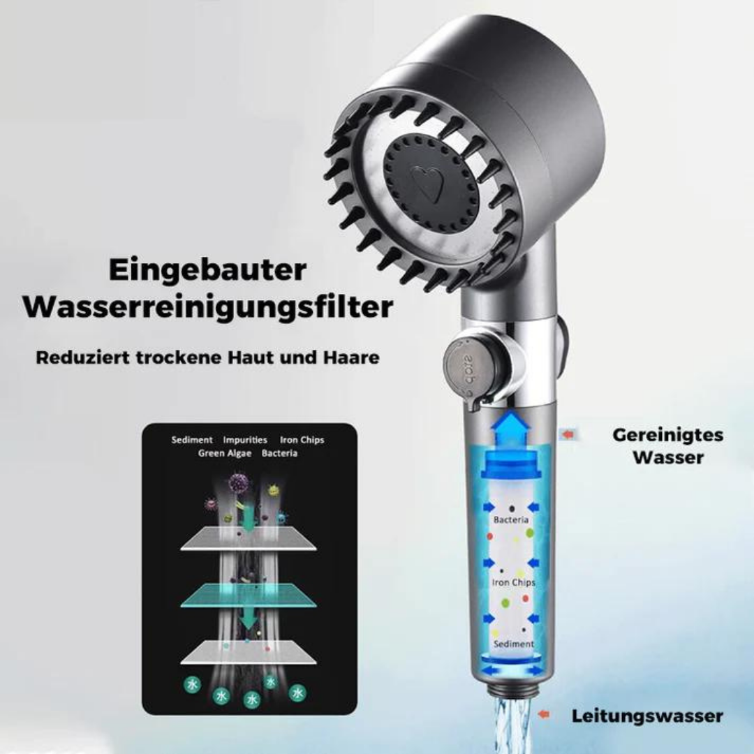 EkoShower™ - Druck Erhöhen, Weniger Wasser