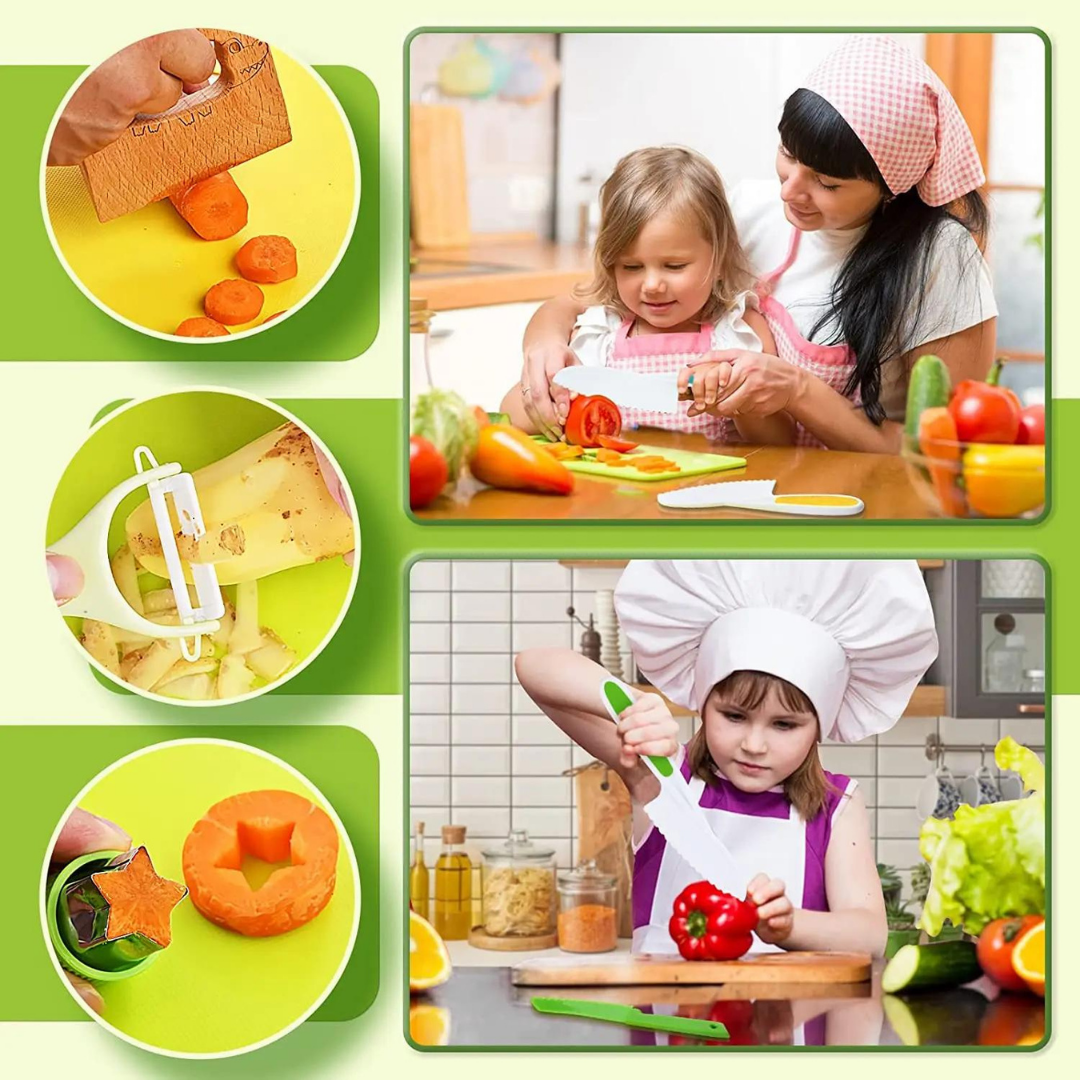 MiniChef™ - Set de cuisine pour enfants y compris 2x planches à découper GRATUITES