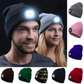Berretto con lampada frontale a LED rimovibile