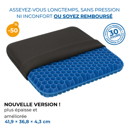 Coussin d’assise en gel