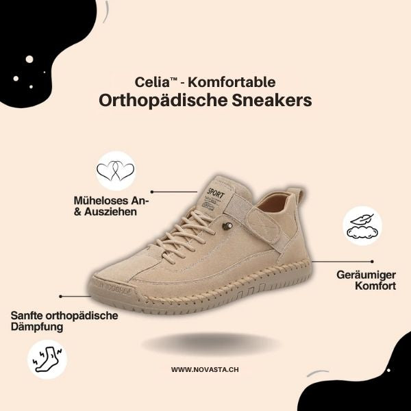 Celia™ – Komfortable & Schmerzfreie Orthopädische Sneakers