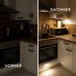 Kabellose LED-Sensorleuchte mit Bewegungserkennung