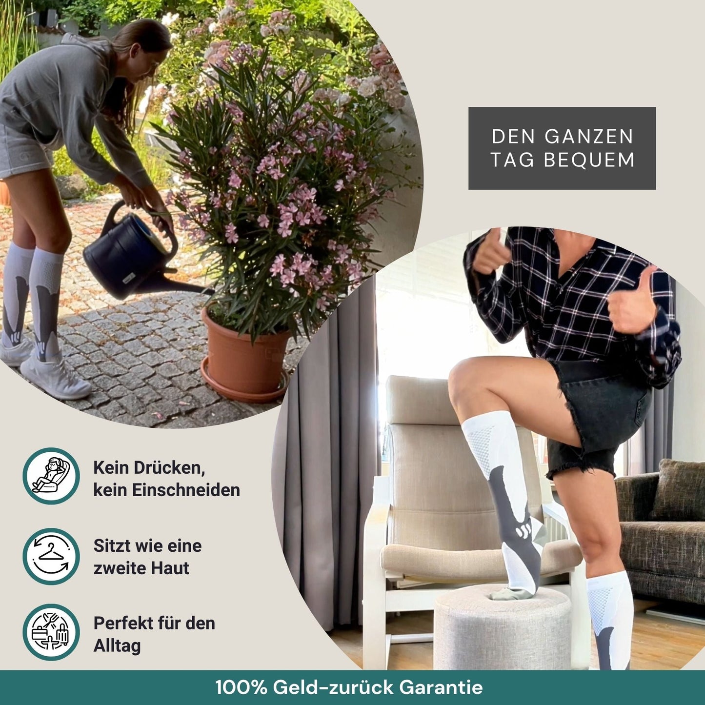 NovaSock™ | Atmungsaktive Kompressionsstrümpfe für schmerzfreie Beine & Füße