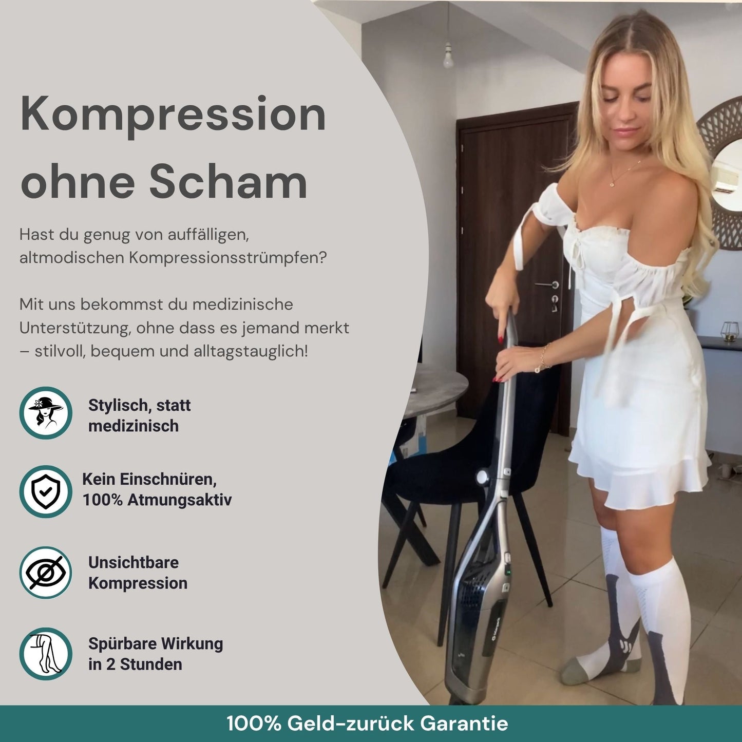 NovaSock™ | Atmungsaktive Kompressionsstrümpfe für schmerzfreie Beine & Füße