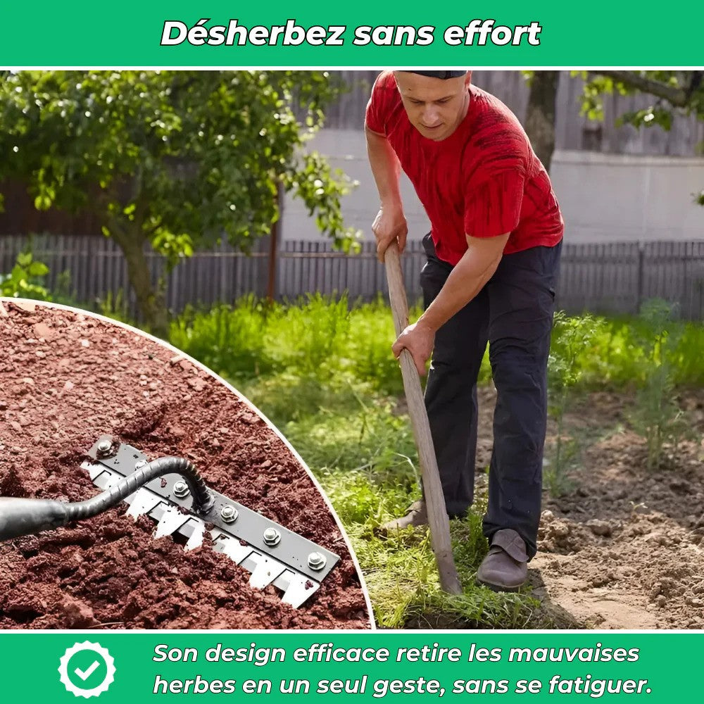 Râteau de Desherbage Ultra-Efficace Renforcé