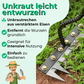 Ultra-effizienter verstärkter Rechen gegen Unkraut