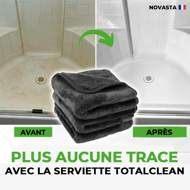 Total Clean - Serviette microfibre XXL