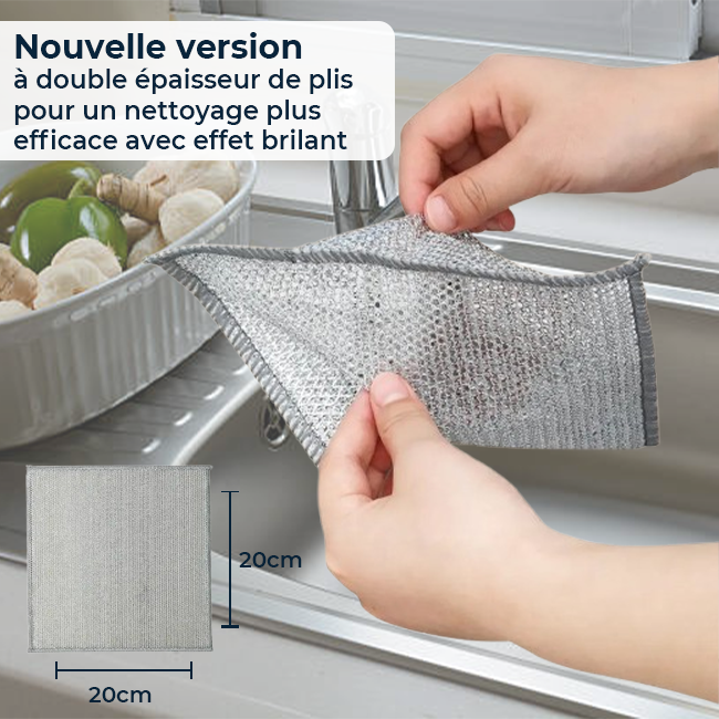KitchenClean - Chiffons en laine d'acier