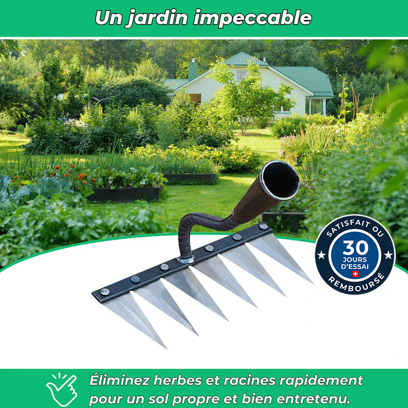 Râteau de Desherbage Ultra-Efficace Renforcé