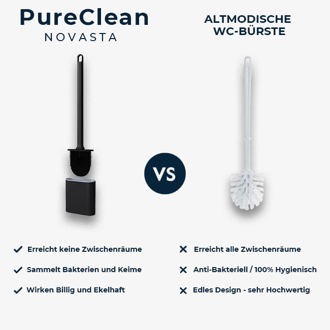 PureClean™ - Silikon Toilettenbürste