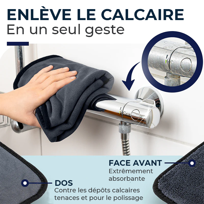 Total Clean - Serviette microfibre XXL