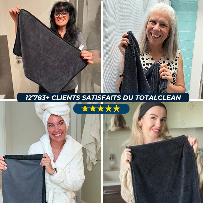 Total Clean - Serviette microfibre XXL