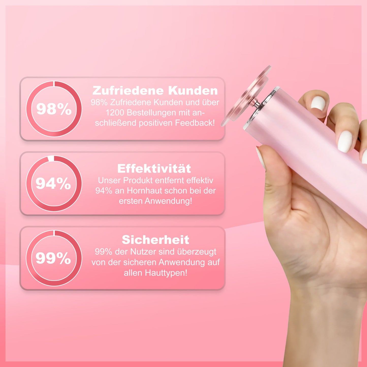 Elektrischer Hornhautentferner
