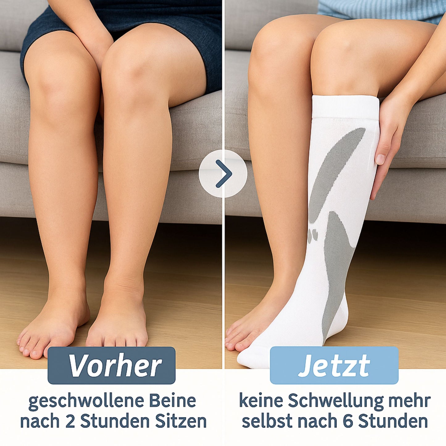 NovaSock™ | Atmungsaktive Kompressionsstrümpfe für schmerzfreie Beine & Füße