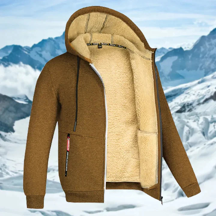 Gill - Herren Winterjacke mit Kapuze und Fleece